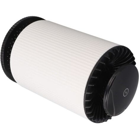 Lampe de table purificateur d'air 2 en 1, vitesse de circulation rapide, élégant, blanc, large zone de couverture, purificateur d'air de bureau pour chambre à coucher pour la maison (1/5)