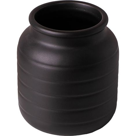 Black Vase Planter 13 x 13 x 14cm (1/5)