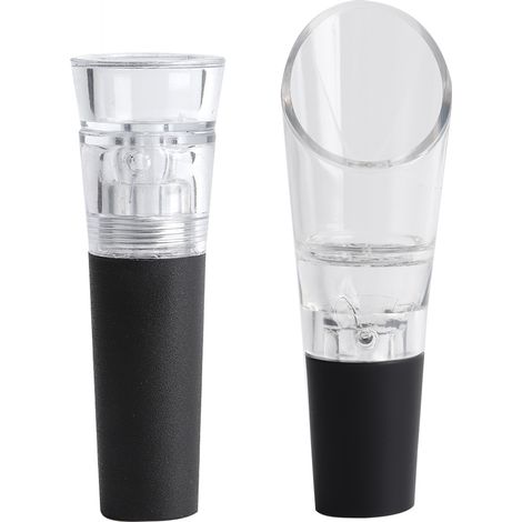 Ensemble de 2 bouchons de bouteille de vin sous vide, pompe à air, bouchon de conservation, scelleuse, distributeur de liquide (1/5)