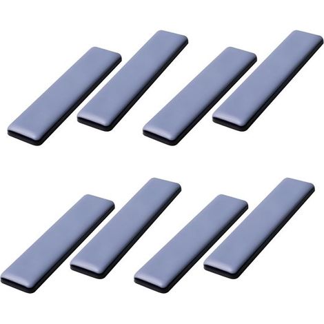 Pièces - Patins de Meubles - Patins de Sol - 102,4 cm - Blauw - Dessous de Meubles - Protecteurs de Sol - Protection de Meubles - Adhésif - Rectangle - PTFE, caoutchouc - Protection du Sol et des Meub (1/5)