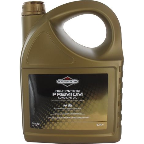 Olio B&S 4 motore GOLD 5W30 (API SJ/SL/SM/SN) - 5L BRIGGS ET STRATTON 100009S