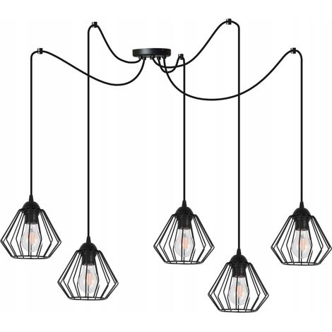 Hängeleuchte mit Spinnenmotiv, Loft-Stil, E27 LED (1/5)