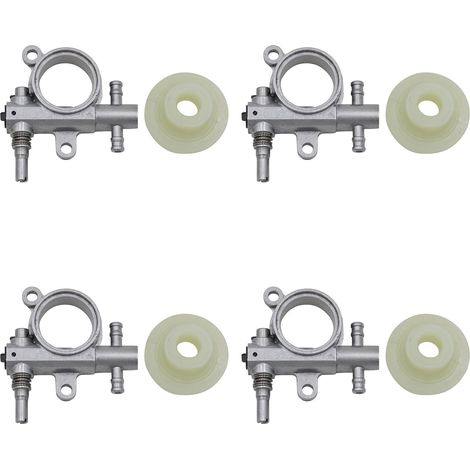 Pièces détachées pour tronçonneuse 2500/3800 : Pompe à huile avec vis sans fin pour tronçonneuse 25 cm³/38 cm³ (1/5)