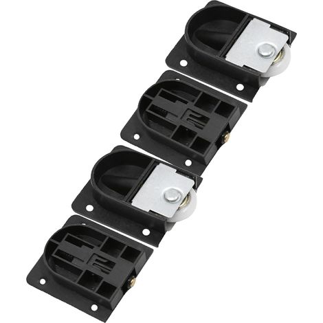 4 Pieces Kit Furniture Bearings Wardrobe Durable Plastic Sliding