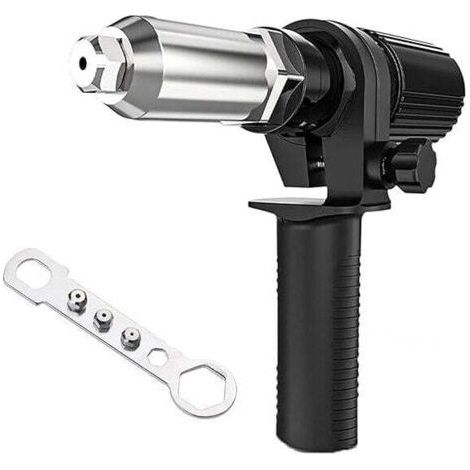 Ulisem Electric Riveter, Riveter Adapter, Rivet Gun, Core Puller Accessories, Cordless Riveter Drill Connection Adapter (1/4)