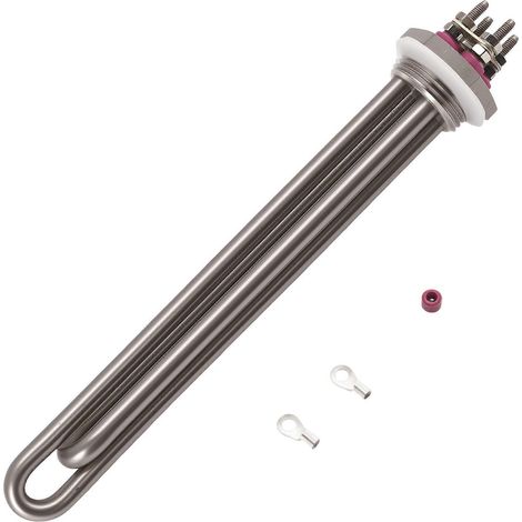 Élément chauffant 12 V 600 W DN25, chauffe-eau solaire en acier inoxydable pour voiture/camping-car (1/5)
