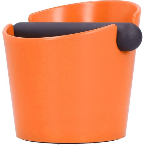 Bac à marc de café antidérapant, seau à café moulu, accessoires (orange) (1/5)