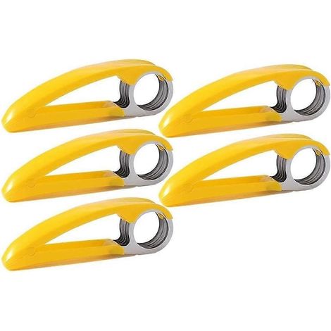 Trancheuse manuelle pour aliments, trancheuse en acier inoxydable, outil de cuisine, lot de 5 (1/5)