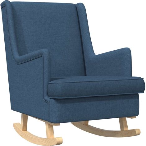 Mecedora Azul 62 x 80 x 85 cm tela vidaXL