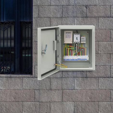 Electrical Box Enclosure Cabinet Housing Container Shield Case with Waterproof Protection Dust Resistance for Outdoor Indoor Electrical Equipment Security Large Size 25  30  15cm (1/5)
