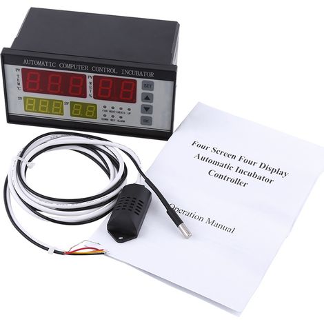 Contrôleur thermostat incubateur – multifonction – température + humidité – automatique – 1 pièce