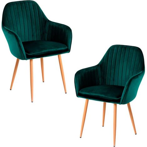 Packs Sillas Comedor - Pack 2 Sillas Chic - Verde (1/5)