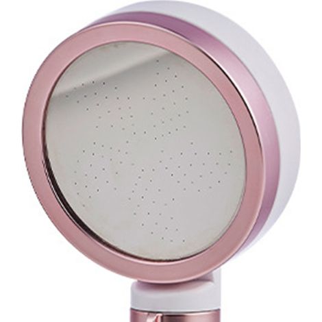 Pommeau de douche filtrant adoucissant à filtration multiple, élimination du chlore, douchette à main pour une peau hydratante et nourrissante, filtre type C, or rose (1/4)