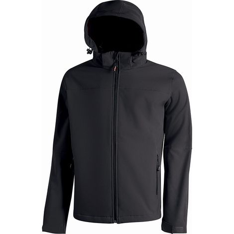 Chaqueta de trabajo Softshell KYRA - Negro 4XL