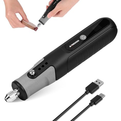 Outil multi-usage, Outil Rotatif Multifonction Sans Fil, Vitesse Variable 5000-25000 tr/min pour Découper, Poncer, Percer, Nettoyer, Sculpter, Polir, Graver, Meuler (1/5)