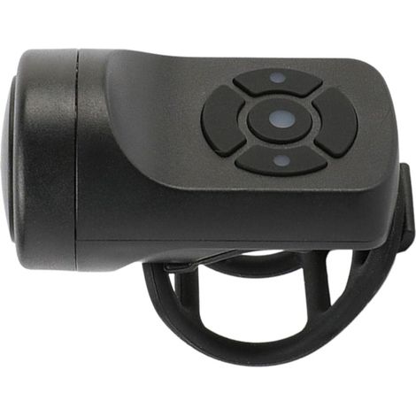 Sonnette de vélo électronique (noire) - Klaxon puissant de 120 dB - Sonnerie sans fil (1/5)