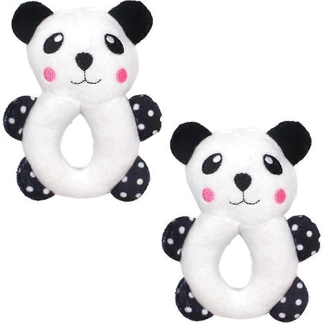 Lot de 2 jouets à mâcher pour chiots, peluche mignonne, nettoie les dents et soulage l'anxiété - Style 2 (1/5)