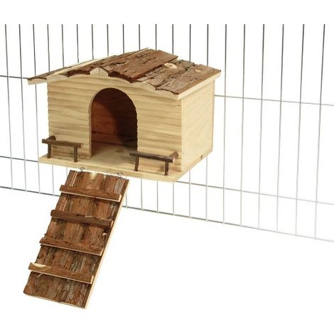Kerbl Natura roditore casa con Chiusura a griglia, 22.5 x 31 cm (1/3)