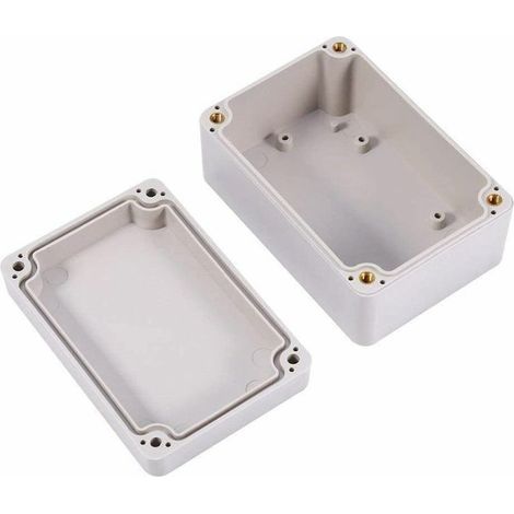 Scatola di derivazione, scatola di derivazione elettrica, contenitore per cablaggio in ABS, scatola di connessione elettrica 98 x 66 x 48 mm, contenitore elettrico impermeabile per esterni - Versaille (1/4)