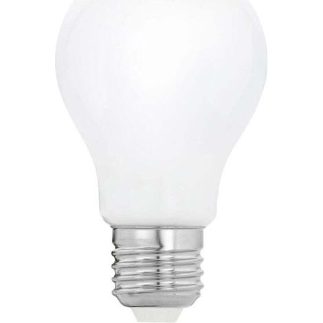 Ampoule LED E27 dimmable, lampe Milky en verre opaque, 4 watts, 806 lumens, blanc chaud, 2700 Kelvin, A60, Ø 6 cm (1/4)