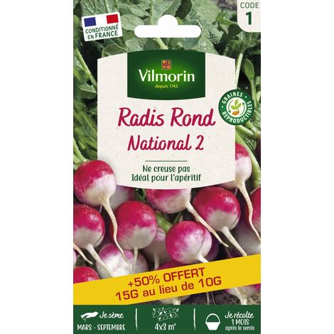 Radis National 2 + 50% Offert Vilmorin (1/2)