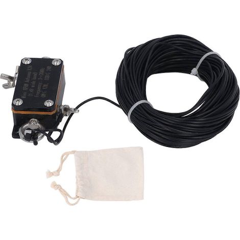 Kurzwellenantenne 1:49 Balun 3–30 MHz Kompakte Standardschnittstelle Endgespeiste Halbwellenantenne (1/4)