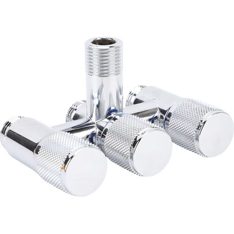 Robinet 1 entrée 3 sorties G1/2 filetage mâle en acier inoxydable, séparateur d'eau pour toilettes, Machine à laver, évier de cuisine, couleur galvanisée. (1/5)