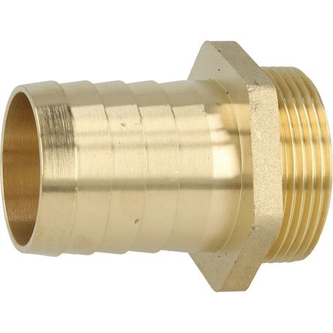 Douille en laiton à filetage mâle 1 1/2’’ pour le raccordement de tuyaux 1 1/2''