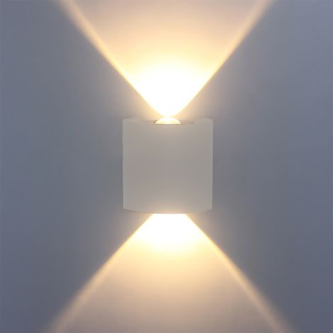 Applique murale LED design AC85-265V double éclairage haut bas luminaire intérieur chambre balcon couloir escalier (1/3)