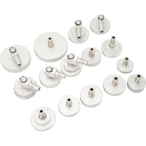Kit de 15 adaptateurs de maître-cylindre, étanches pour purge de liquide de frein, universels pour voitures (1/5)