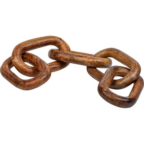 Cadena de madera marrón 45x7,5x7,5 (1/5)