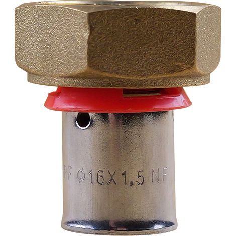 Raccord PER à sertir Ø16x1,5 - Femelle écrou Libre 3/4" (20/27) - IBP Bänninger