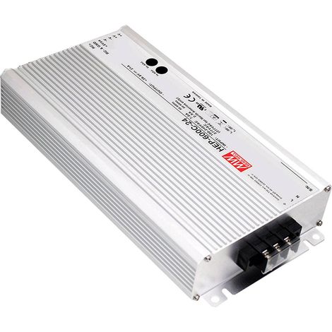 MEAN WELL Chargeur pour batteries au plomb HEP-600C-24 24 V Courant de charge (max.) 21 A Q468922 (1/3)