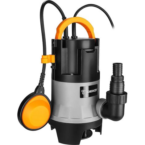 Pompe à eau submersible Pompe à eau sale 400 W 10 000 H/L Pompe de cale avec interrupteur à flotteur pour piscines, sous-sols, bassins (1/5)