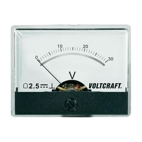 Strumento di misura analogico da pannello VOLTCRAFT AM-60X46/30V/DC 30 V
