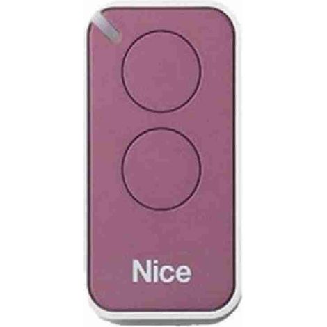 Transmisor de control remoto NICE INTI2L Original Era INTI de 2 canales color lila