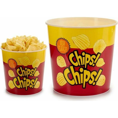 Secchio Chips Rotund Dimensioni:21,5 x 20 x 21,5 cm (1/2)