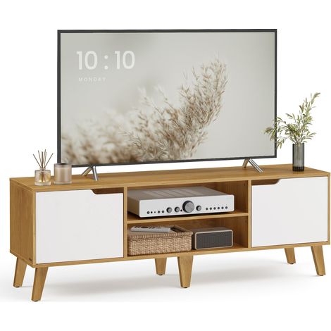 Meuble TV, pour Télévision jusqu'à 65 Pouces, Longueur 147 cm (1/5)