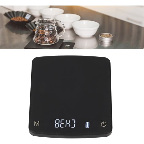 Kaffeewaage mit automatischem Timer und wiederaufladbarer Ladefunktion, intelligentem Kaffeewiegesystem, 500 g/0,01 g. (1/5)