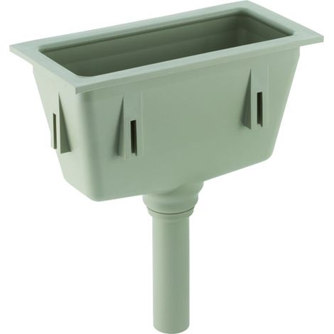 Geberit imbuto rettangolare: d=50mm, grigio ghiaia, 352389081
