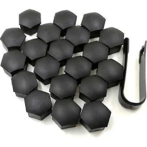 Enjoliveurs de roue pour Tesla Model 3 SX. kit de cache-moyeux à vis. noir mat (1/4)