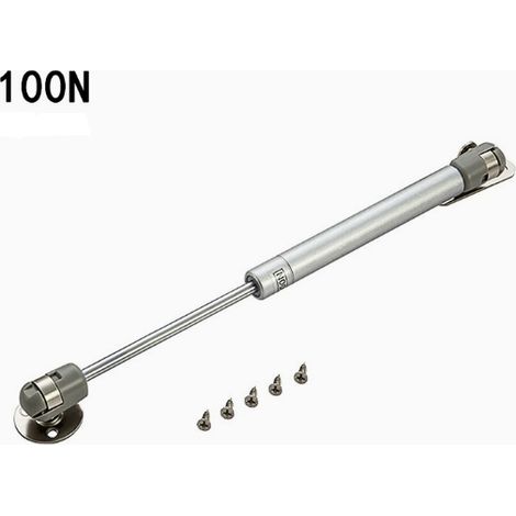 2PCS 100N Vérin à Gaz Vérins Meuble Hydraulique Ressort Amortisseurs à Gaz Bras Pneumatique pour Levage de Porte Armoire Meuble Cuisine Placard