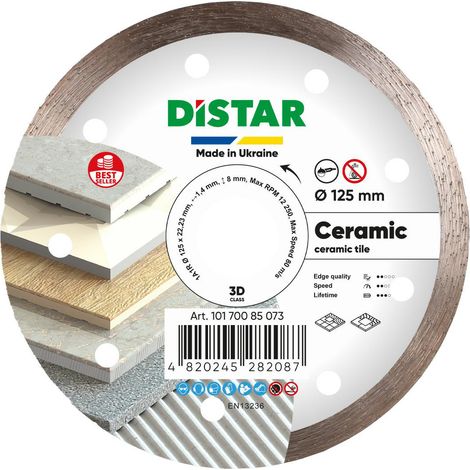 DISTAR TARCZA DIAMENTOWA CERAMIC 115 x 1,4 x 8 x 22,23mm