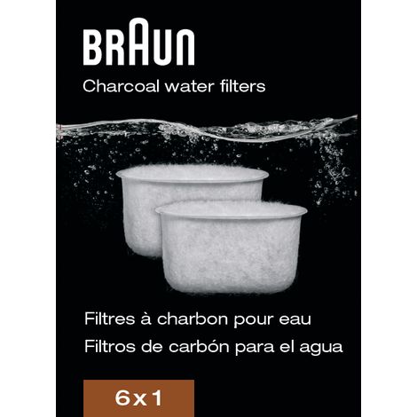 Braun kit 6x filtro ai carboni macchina da caffè filtro americana KF60 KF70 (1/2)