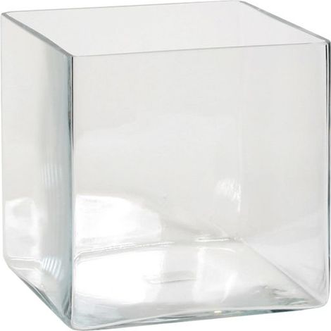 Mica Decorations Britt Vase - Quadrat 20 x 20 x 20 cm Deko-Accessoires