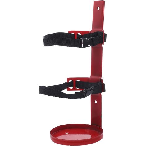 Support de suspension pour extincteur rouge, en fer, 1 pièce (1/5)