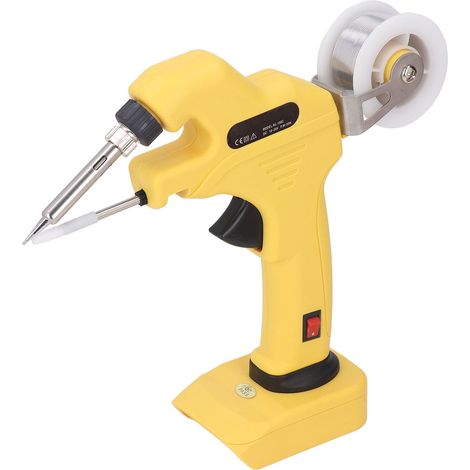 Kit de fer à souder sans fil pour batterie Li-ion 18-20 V maximum, 30 W, préchauffage rapide en 30 s, élément chauffant en céramique, 50 g de soudure de 1 mm (1/5)