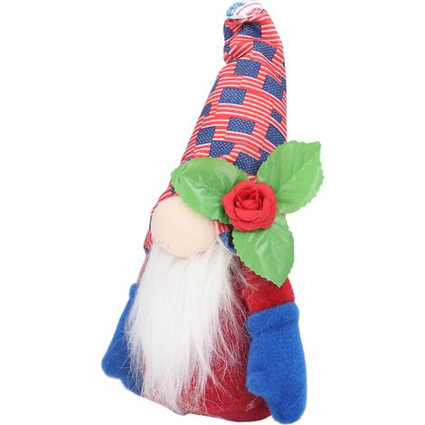 Gnomes du 4 juillet, Fête de l'Indépendance américaine, Décorations de maison artisanales patriotiques, pour hommes (1/5)