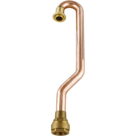 Crosse de sortie de compteur pour tube PE Ø40mm, écrou 6/20 NF