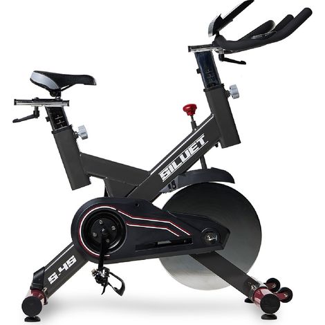 Bicicleta Ciclo Indoor Siluet S-4S 115x51x119 cm 7 Funciones, Pulsómetro, Inercia 18 Kg y Resistencia Regulable (1/5)